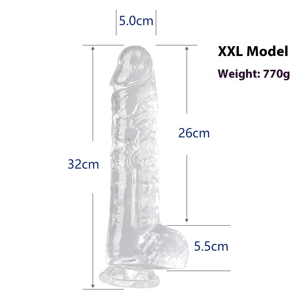 Seven Models Full Series Transparent Female Dildo 11