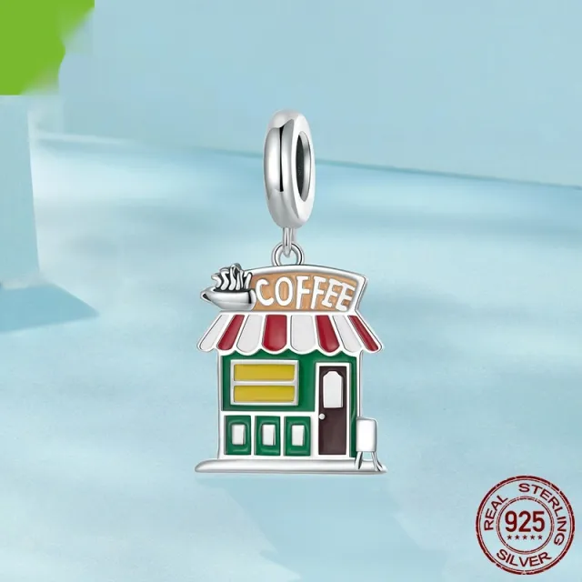 Coffee House Tag S925 Sterling Silver Scc3012 - Shop at LoveMi