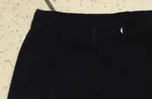 Denim Women's Anti exposure A Line Short Skirt Ins Black With Lining - Shop at LoveMi