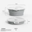 1200Ml Morandi Gray
