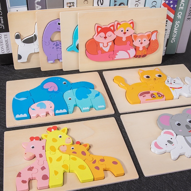 Children's Large 3D Puzzle Model Wooden Puzzle