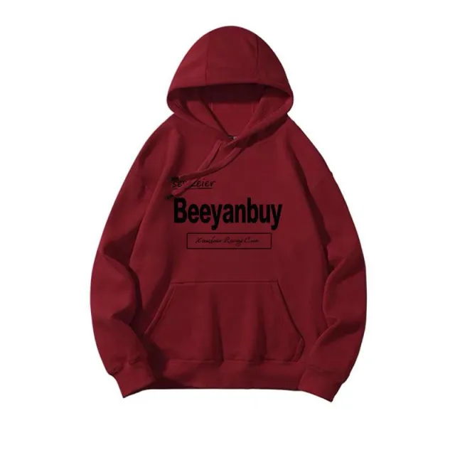 Women's Vintage Tea Hat Leisure Pullover Hoodie Coat Wine Red - Shop at LoveMi