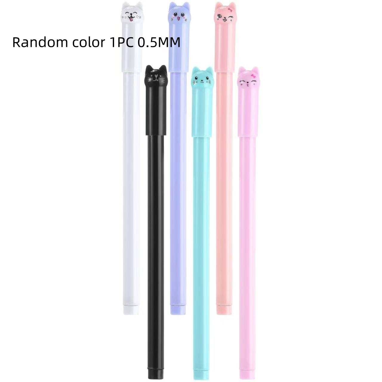 Creative Strange Shape Cat Pen Cute Solid Color