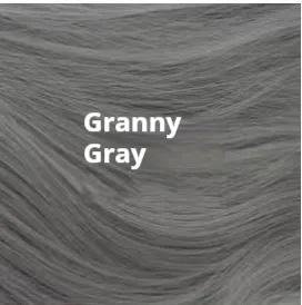 Front Lace Wig Fashion Long Curly Hair Big Wave - Granny Grey
