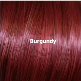 Front Lace Wig Fashion Long Curly Hair Big Wave - Wine Red