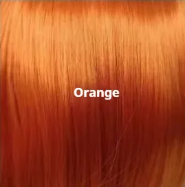 Front Lace Wig Fashion Long Curly Hair Big Wave - Orange