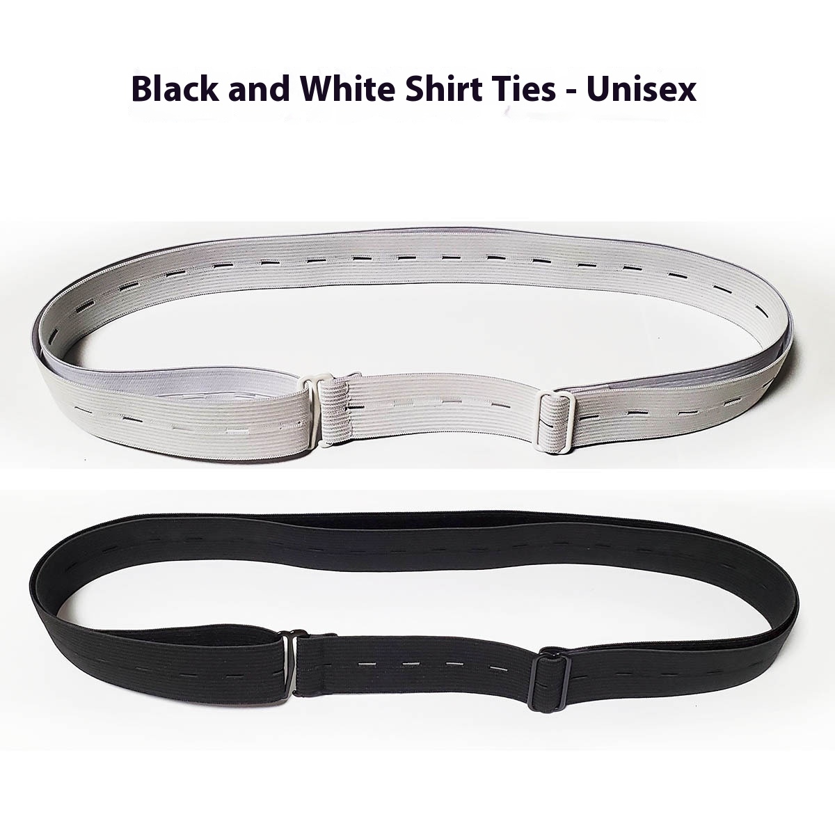 Fixed Anti Slip Buttonhole Simple Shirt Strap