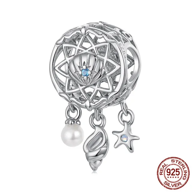 Summer Vacation Style Ins925 Silver Bead Scattered Beads Scc3068 - Shop at LoveMi