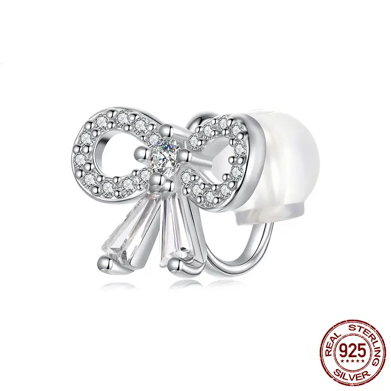Single Bow Ear Clip Special Fashion Personality Daily
