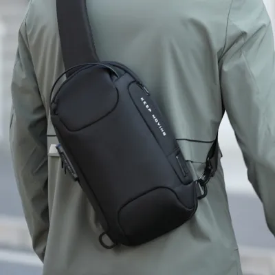Douyin Hot Style Summer Men's Sports Car Breast Bag Single Shoulder Bag