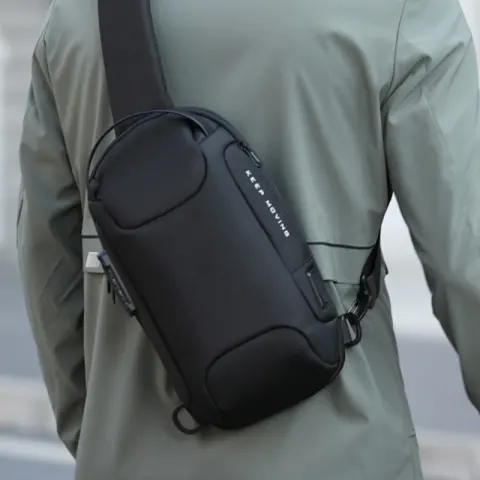Douyin Hot Style Summer Men's Sports Car Breast Bag