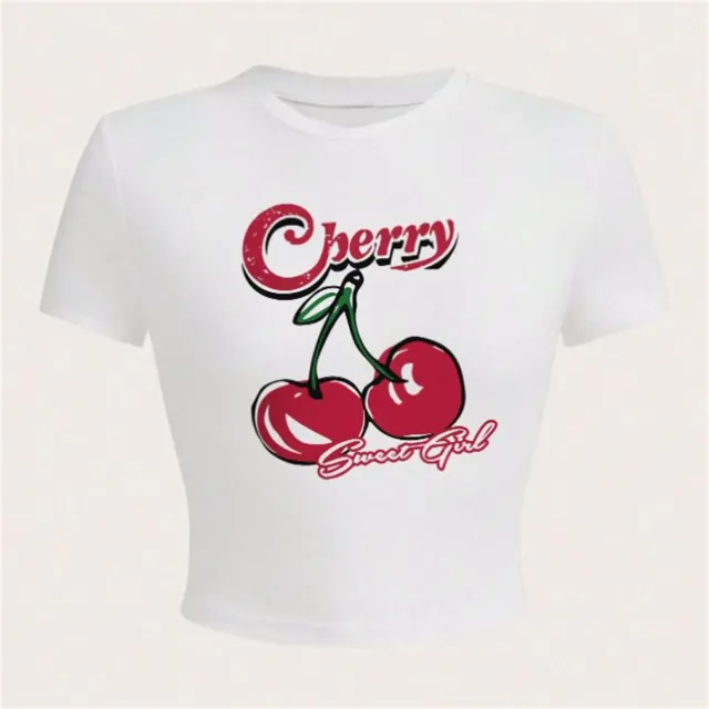 Tight Letter Print T shirt Top For Women Color 10 L - Shop at LoveMi