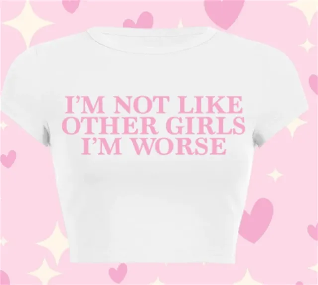 Tight Letter Print T shirt Top For Women Color 12 M - Shop at LoveMi