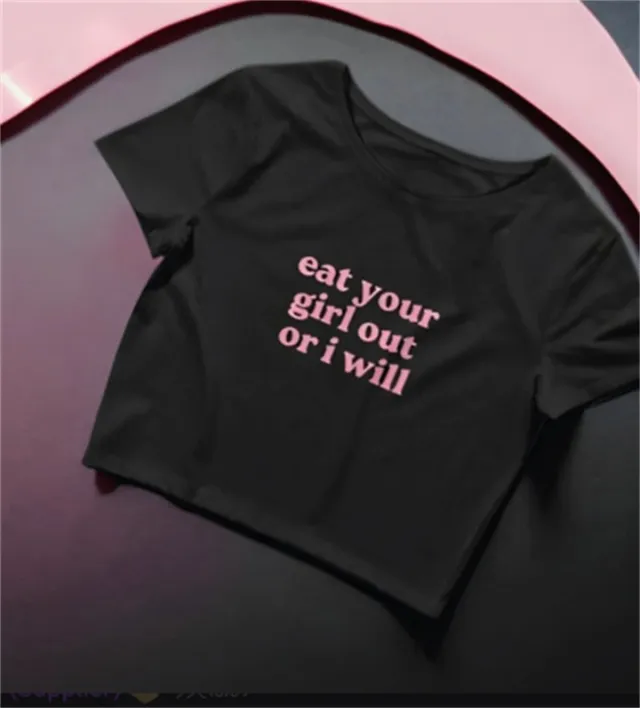 Tight Letter Print T shirt Top For Women Color 11 S - Shop at LoveMi