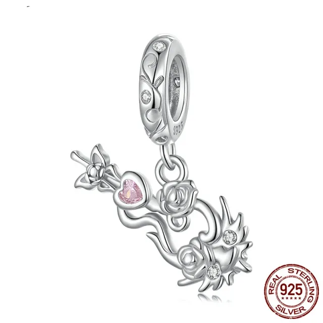 Fantasy Pattern Violin Pendant Sterling Silver Scc3056 - Shop at LoveMi