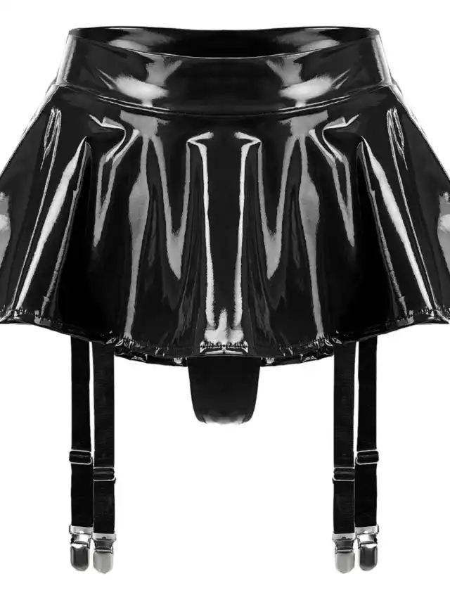 Solid Color Mid waist Slim fit Pleated Skirt Women Black - Shop at LoveMi