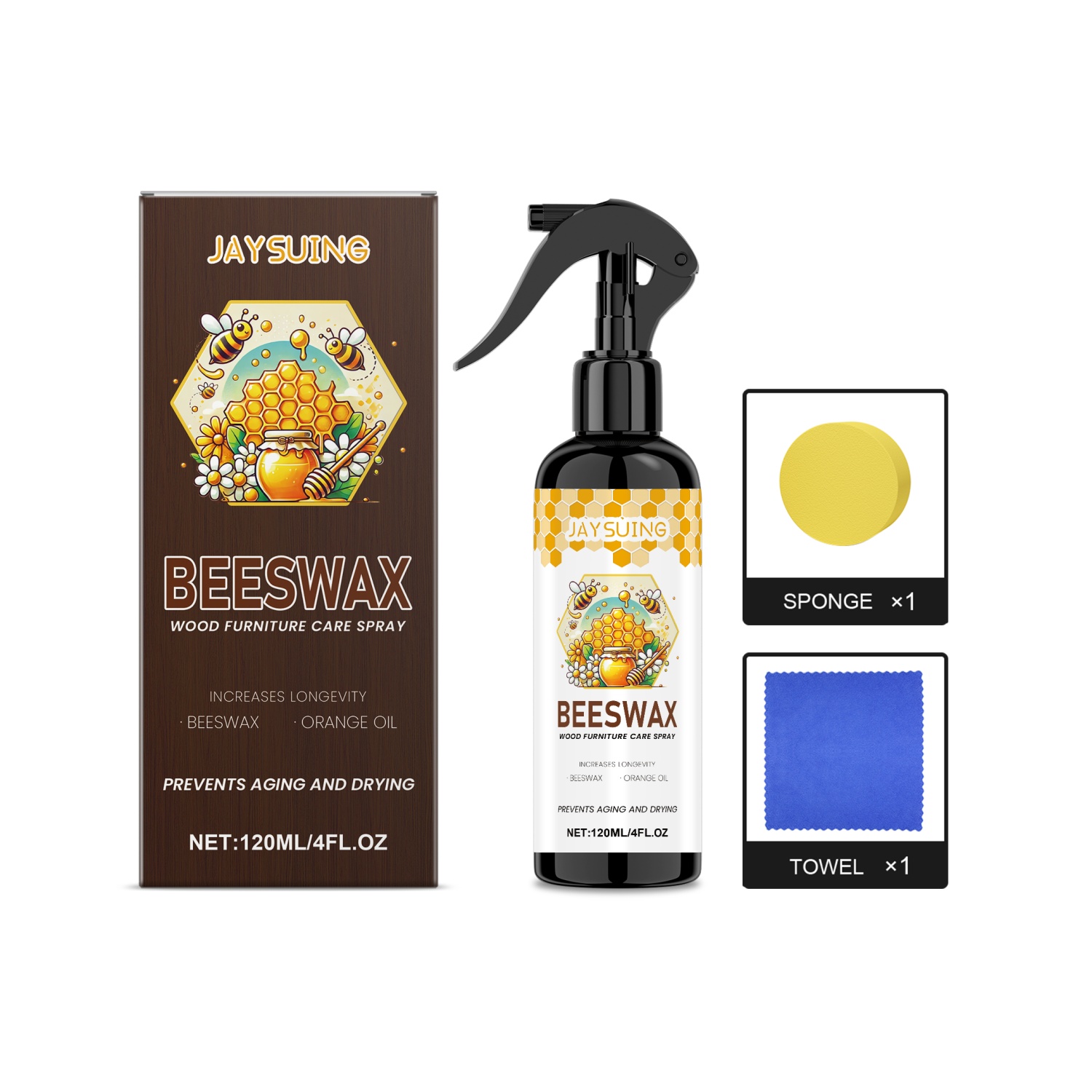 Beeswax Wood Furniture Care Spray