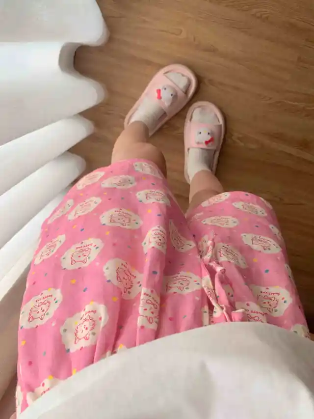 Cute Cat Print Pajama Pants Women's Plus Size Loose Casual Pants Circle Cat Shorts - Shop at LoveMi