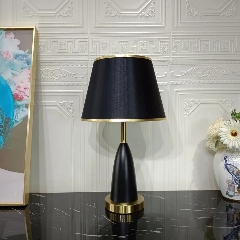 Creative Bedroom Bedside Lamp Metal Decorative Table
