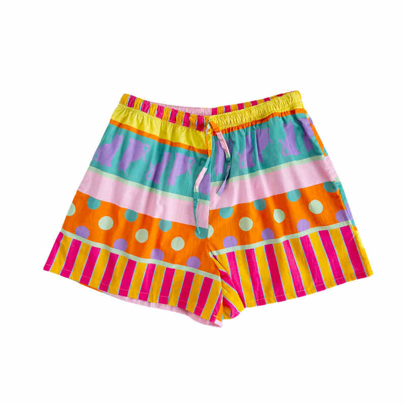 Retro Loose Plus Size Casual Pajamas Cotton Home Wear