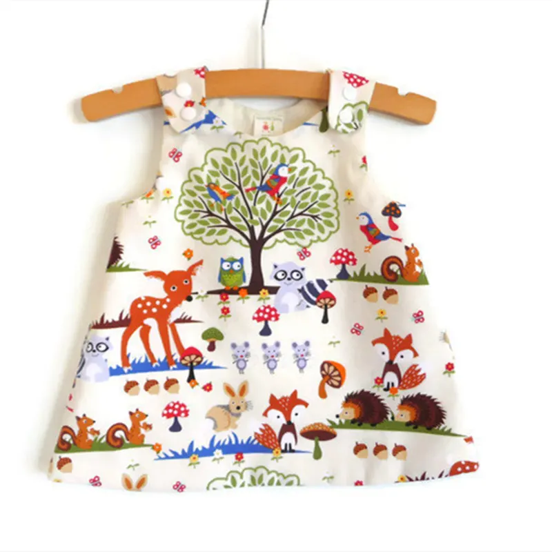 Summer Cartoon Children's Suit Girls Baby