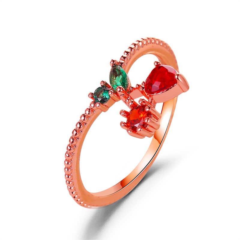 Fashion Personality New Cute Fruit Ring