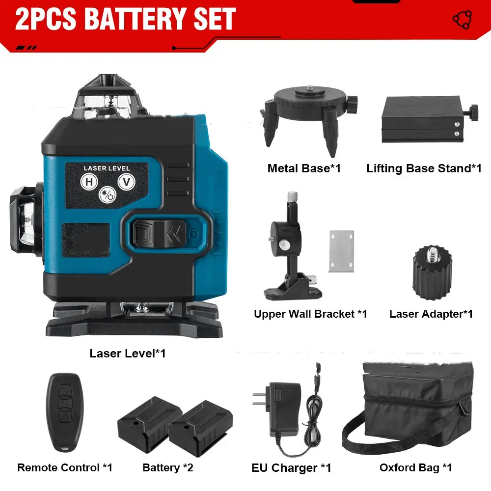 16-line Infrared Level High-precision Floor-mounted Portable Level
