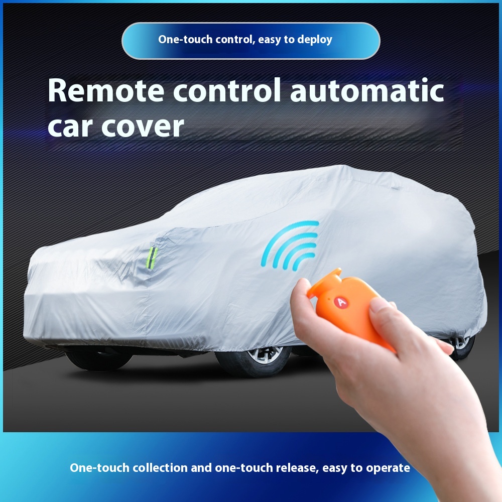 Polyester Taffeta Full-automatic Car Cover - Image 2