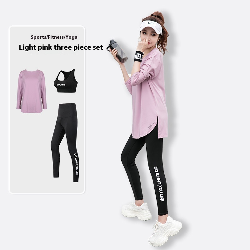 Women's Yoga Clothes Sports Three-piece Suit