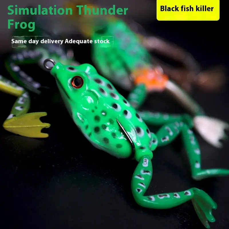 Thunder Frog Tossing Lure Lure Soft Leg No Modification