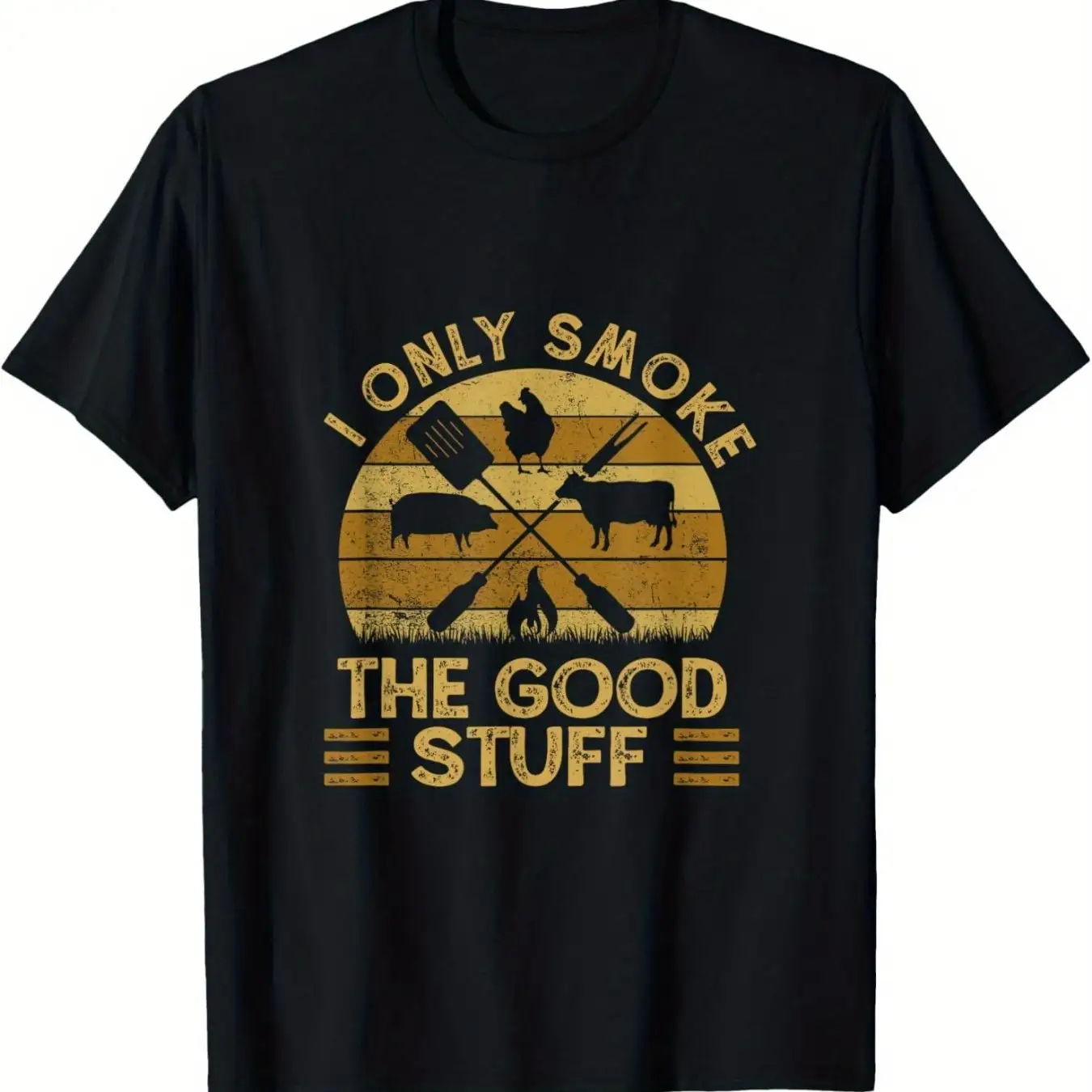 Men's 3D Digital Printing Casual Round Neck Short Sleeves T-shirt