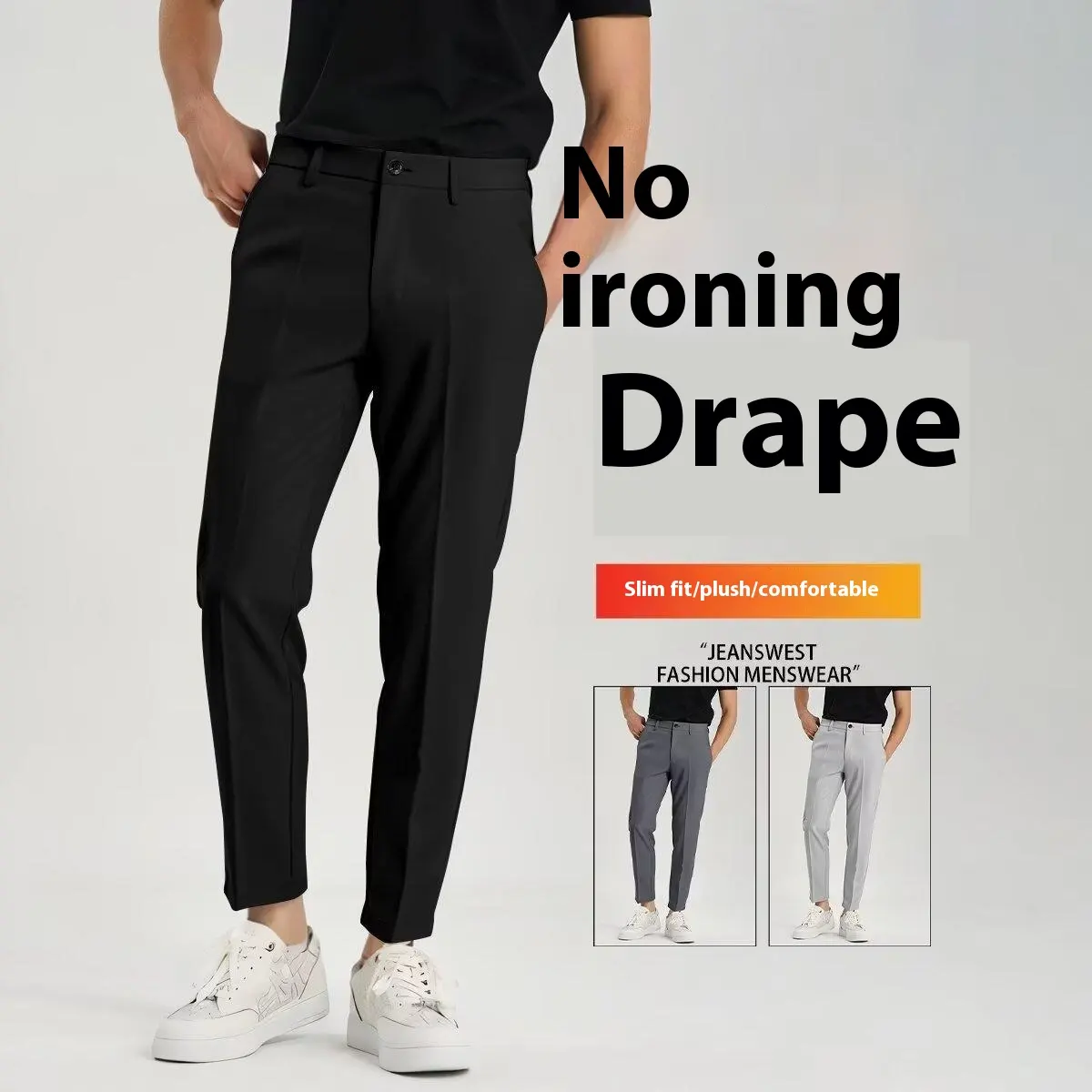 Men's Ankle Tied Pants Versatile Hong Kong