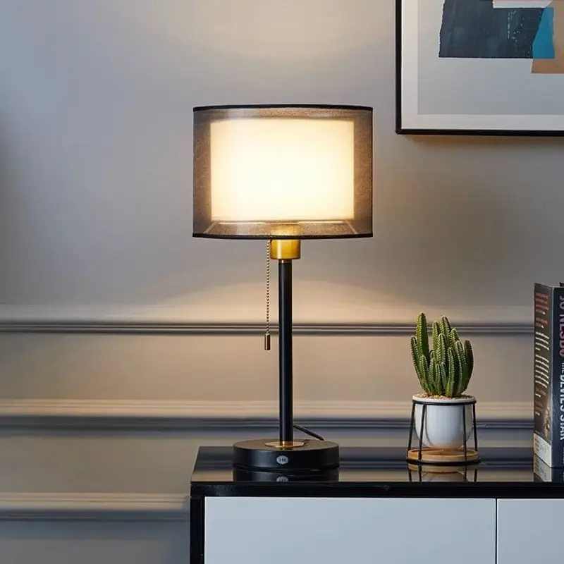 Bedroom Bedside Lamp Retro Atmosphere Decoration Small Night Lamp