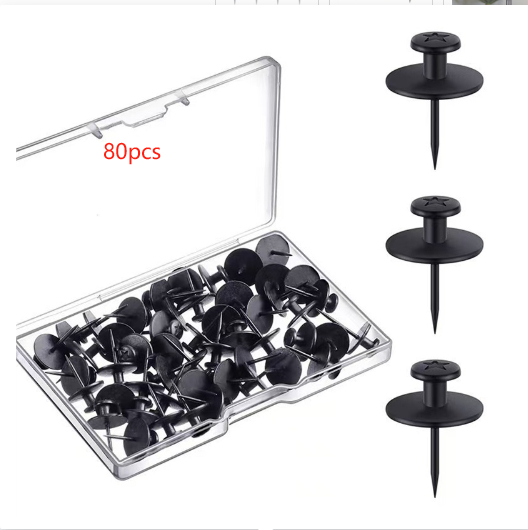 80 Pieces In A Box Of Black
