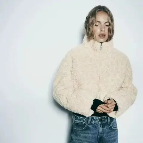 Fleece Short Cotton Jacket Coat