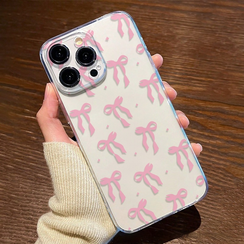 Versatile Bow Tie Sweet Transparent Phone Case - Image 2