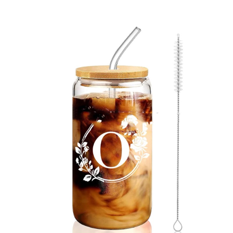 Creative Letters Coke Good looking Glass Straw Cup O - Shop at LoveMi