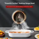 Household Portable Small Desktop Kitchen Ventilator view 7