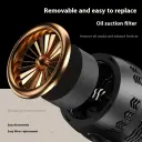 Household Portable Small Desktop Kitchen Ventilator view 3