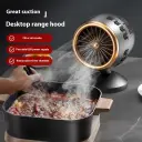 Household Portable Small Desktop Kitchen Ventilator view 2