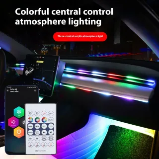 Magic Color Car Interior Central Control Ambience Light Modification