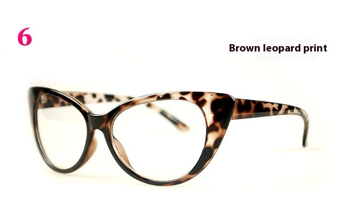 Classic Retro Women's Cat Eye Plain Glasses - Image 3