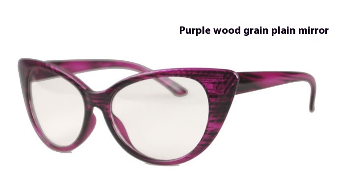 Classic Retro Women’s Cat Eye Plain Glasses