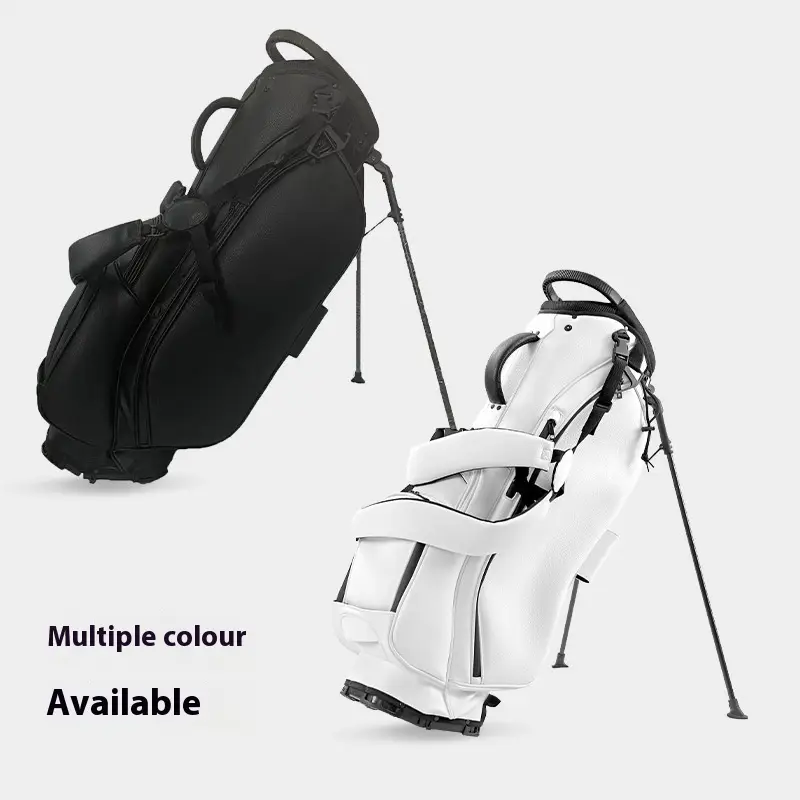 Golf Bag PU Leather Waterproof Portable Bracket