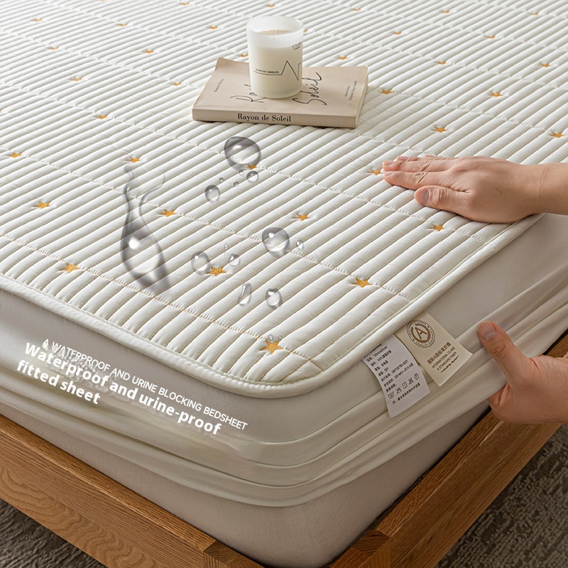 Class A Waterproof To Prevent Leakage Of Urine Fitted Sheet One-piece Cotton Padded Thickened