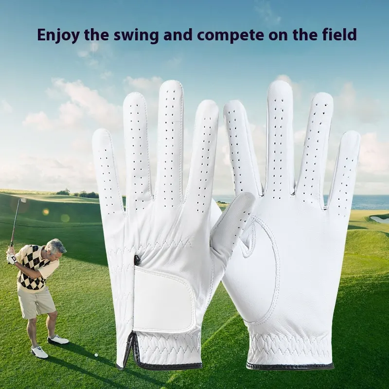 Men's Leather Breathable Non-slip Gloves