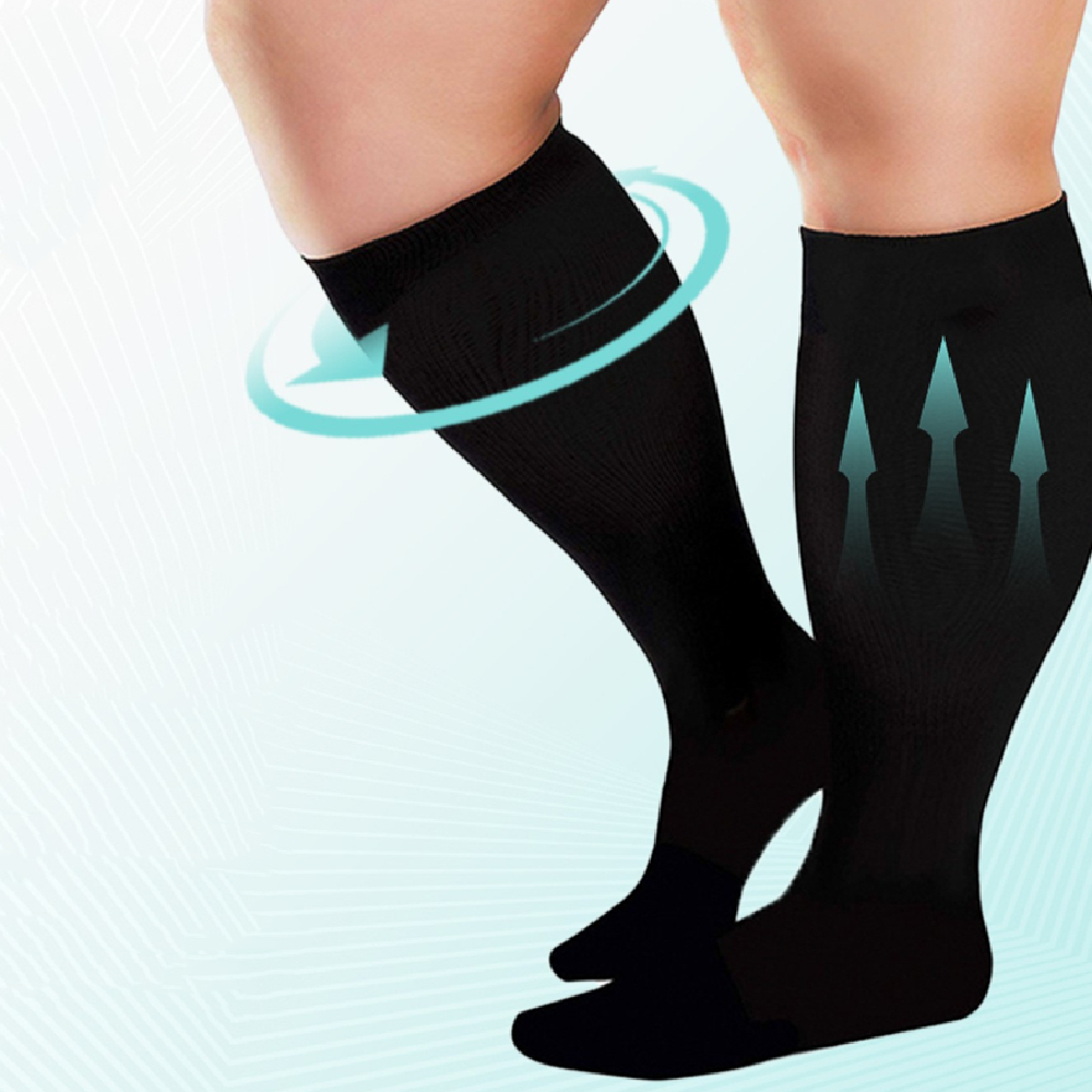 Male And Female Personality Printed Compression Socks