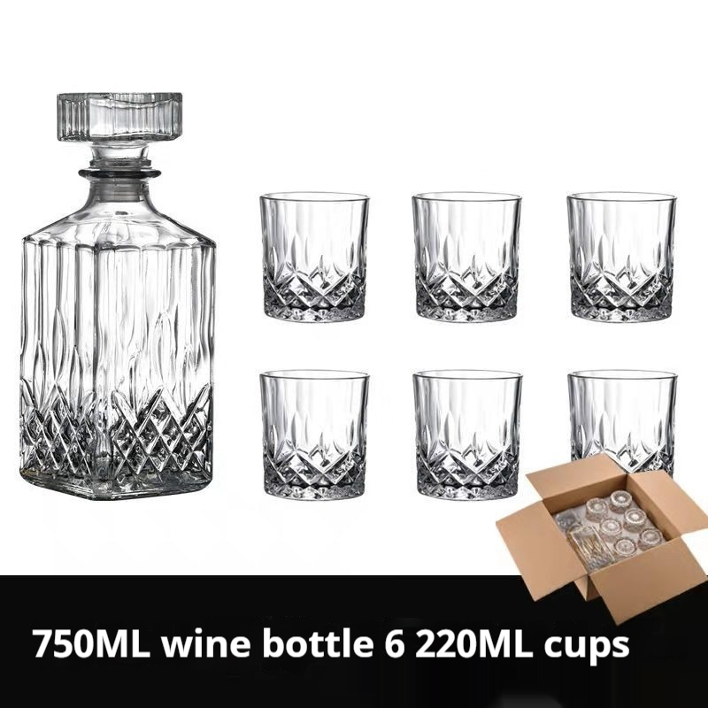 Whiskey Special Wine Bottle Suit Imported Wine Bottle Home Life Foam Paper Box Safe Packaging Harmless Glass Luxury