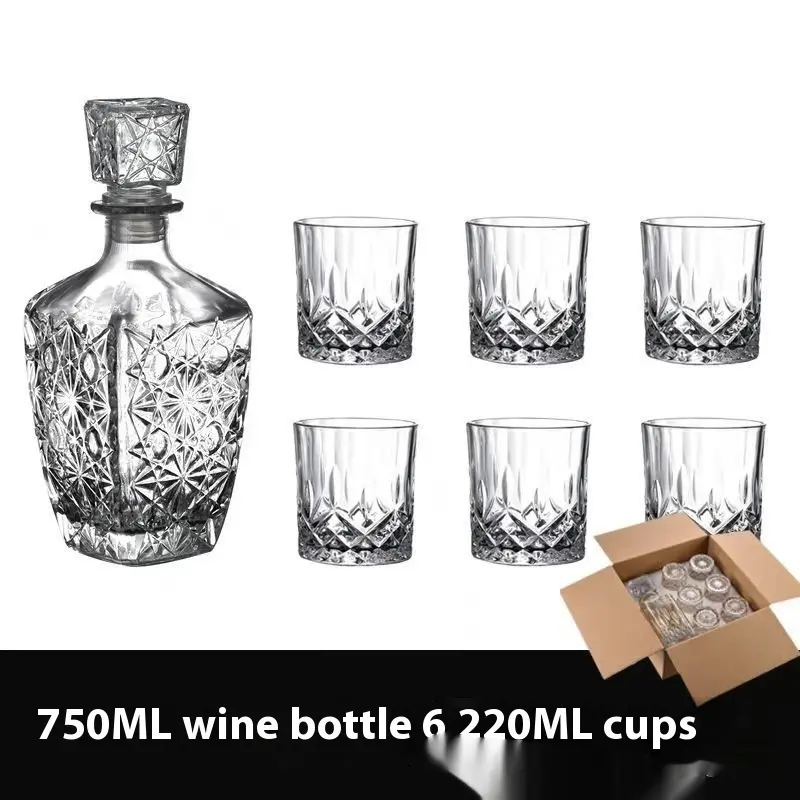 Whiskey Special Wine Bottle Suit Imported Wine Bottle Home Life Foam Paper Box Safe Packaging Harmless Glass Luxury