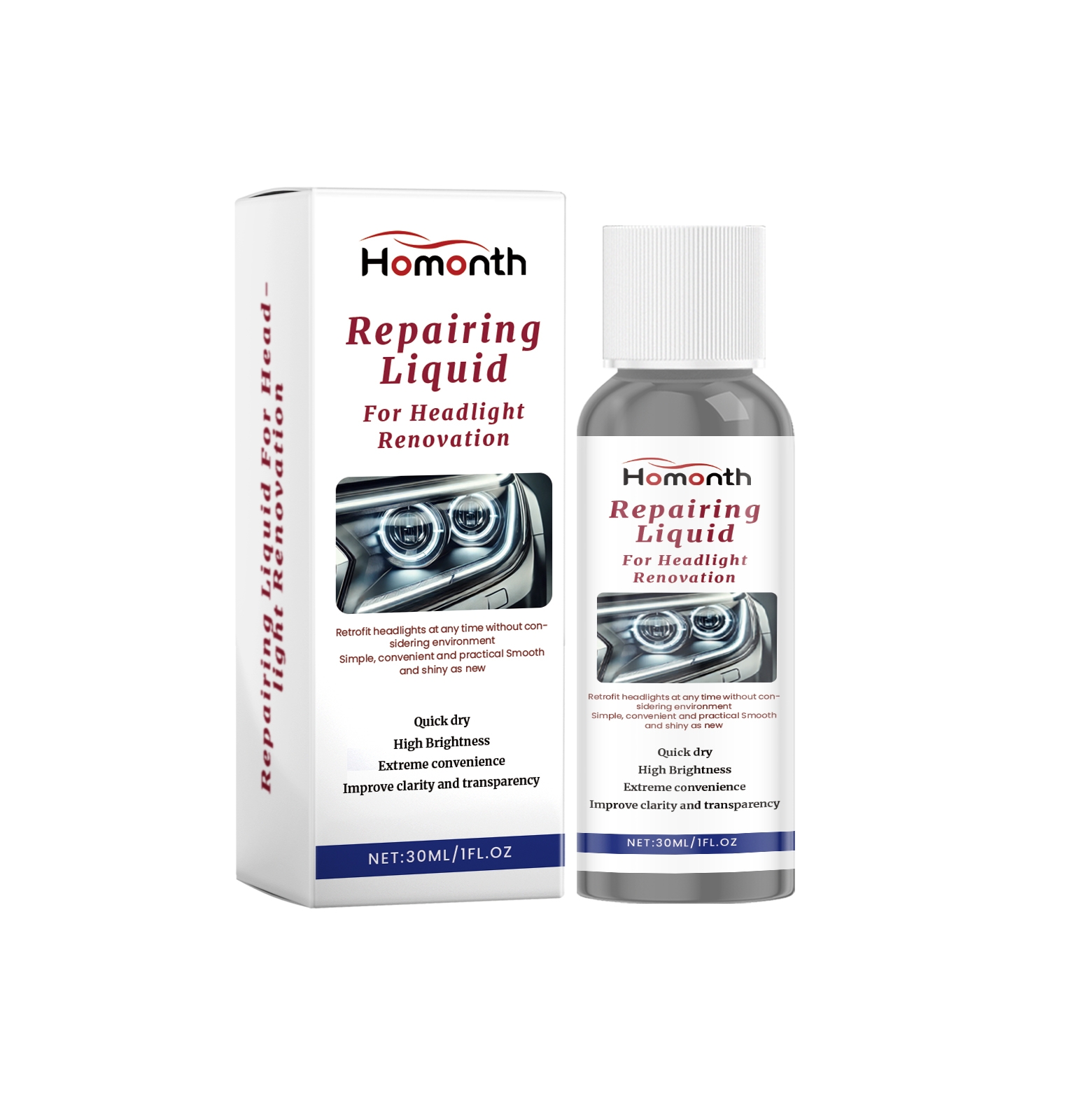 Repairing Liquid For Headlight Renovation